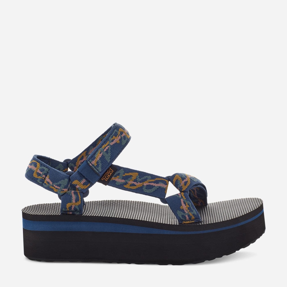 Dámské Sandály Teva Flatform Universal Tmavě Blankyt - CZ929077